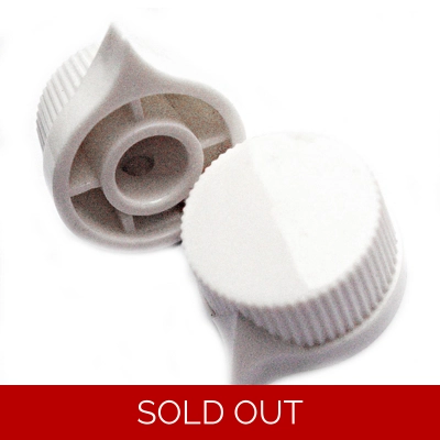 Mini Big Muff-style knob - White